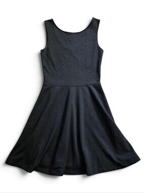 Black Frenchi SM Sleeveless Fit & Flare Dress